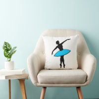 Blue Ballerina Silhouette Dancer En Pointe Dancing