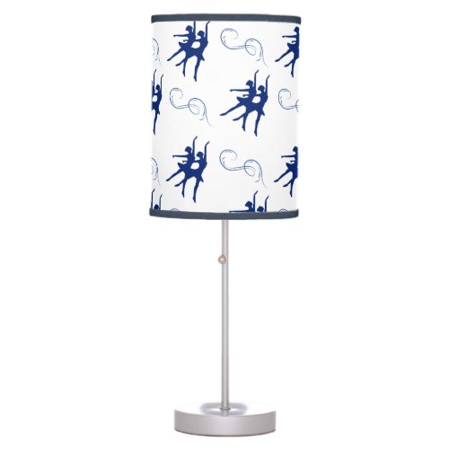 Blue Ballet Dancer Table Lamp