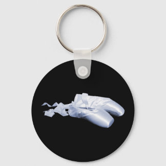 Blue Ballet Slippers Keychain