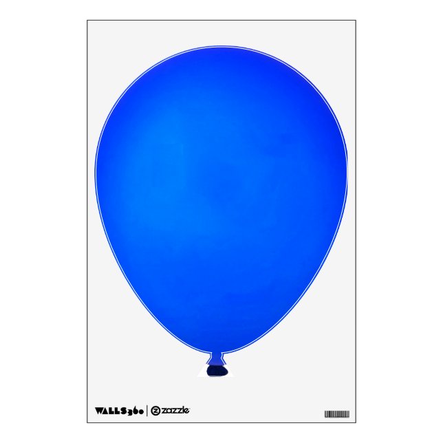 Blue Balloon 3 of 3 Wall Decal (Front)