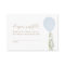 Blue Balloon Eucalyptus Diaper Raffle Ticket Enclo