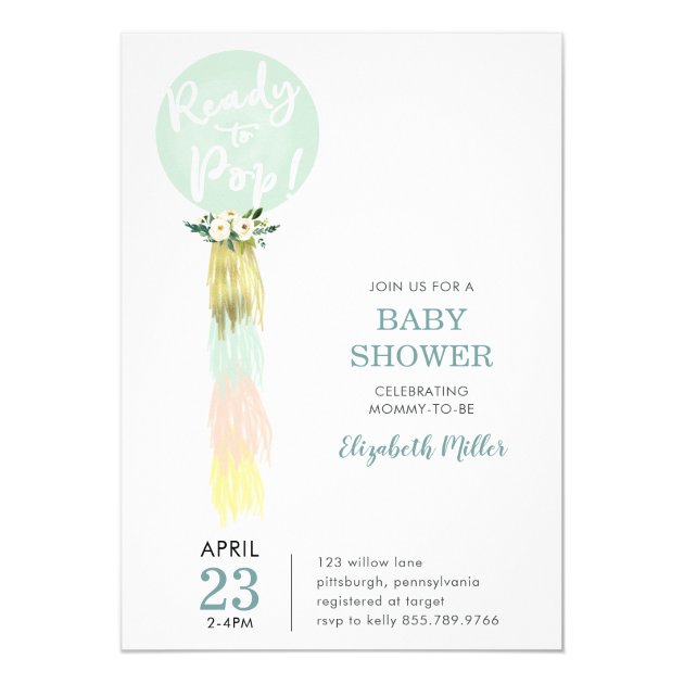 baby shower tassels