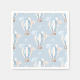 Blue Balloons Pattern Napkins