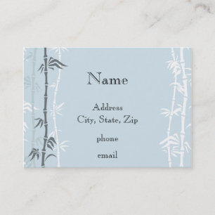 Blue Bamboo Business Card