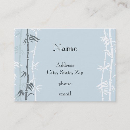 Blue Bamboo Business Card