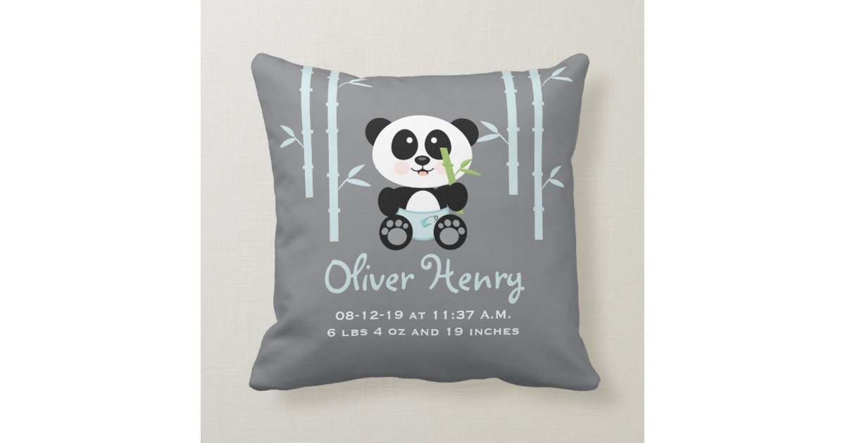 bamboo panda pillow