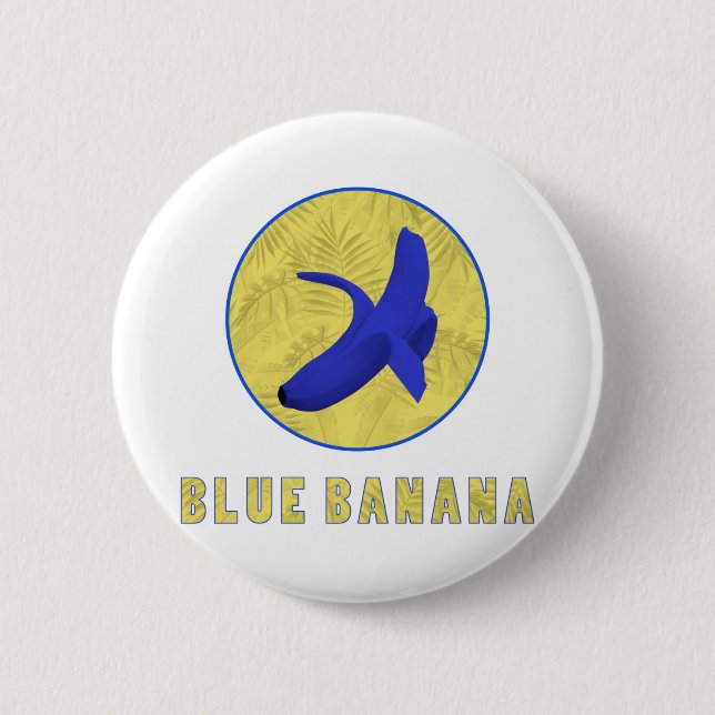 blue banana button (Front)