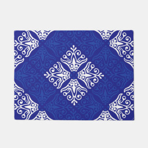 Blue Bandana Design Doormat