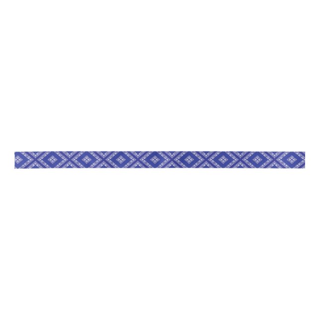 Blue Bandana Design Ribbon (Front)