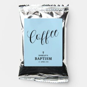Blue Baptism Favor Drink Mix