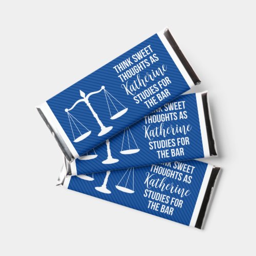 Blue Bar Exam Law School Candy Wrappers