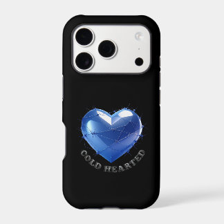 Blue Barbed Wire Heart Hold The Heart Dark Love Gr iPhone 17 Pro Case