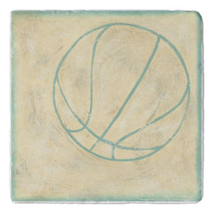 Blue Basketball by Chariklia Zarris Trivet