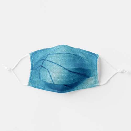 Blue Basketball _ Sports Art Adult Cloth Face Mask