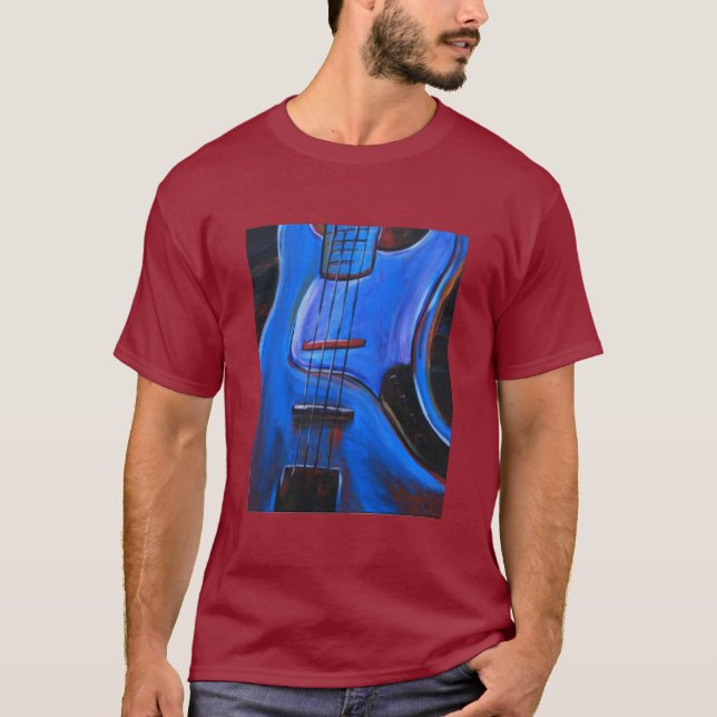 blue bass T-Shirt (Front)