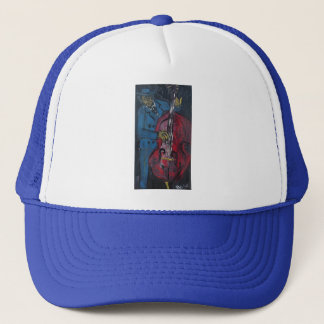BLUE BASS TRUCKER HAT