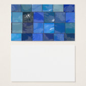 Blue Bathroom Tiles Design (Front & Back)