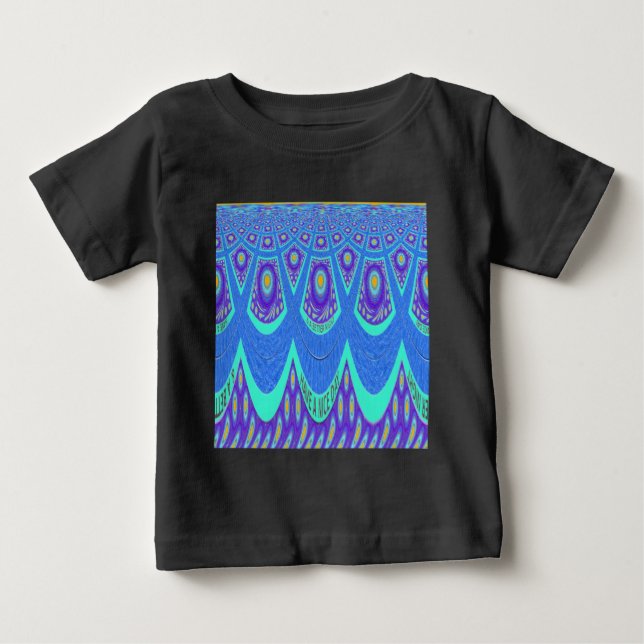 Blue batik baby T-Shirt (Front)
