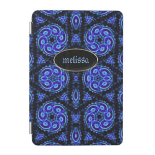 Blue Batik Celitica Pattern iPad Mini Cover