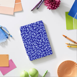 Blue Batik Leopard -  iPad Mini Cover