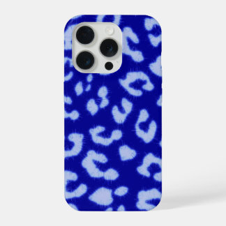 Blue Batik Leopard - phone case