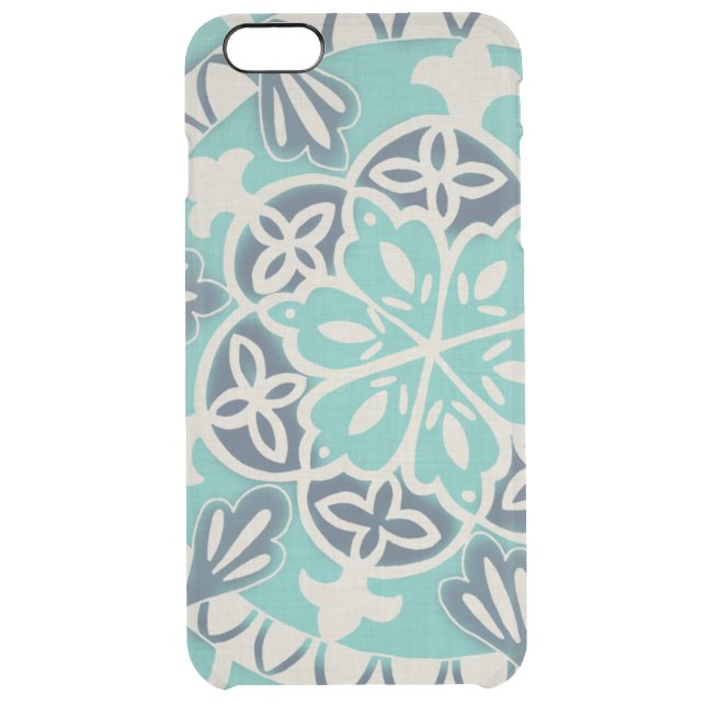 Blue Batik Tile I Uncommon iPhone Case (Back)