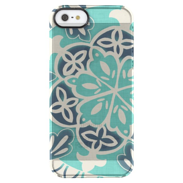 Blue Batik Tile I Uncommon iPhone Case (Back)