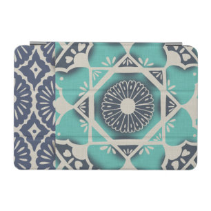 Blue Batik Tile II iPad Mini Cover