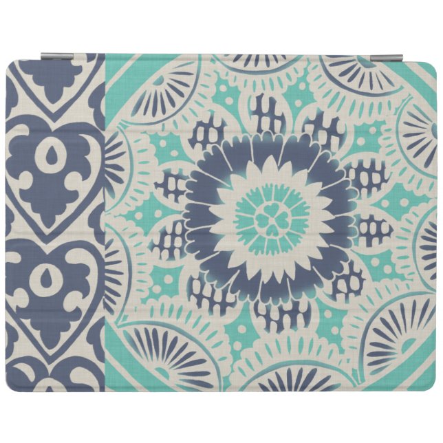 Blue Batik Tile III iPad Smart Cover (Horizontal)
