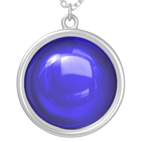 Blue Bauble Necklace