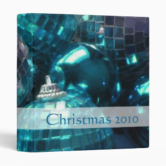 Blue Baubles 'Christmas 2010' binder front