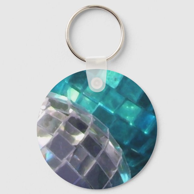 Blue Baubles detail keychain (Front)