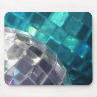 Blue Baubles detail mousepad