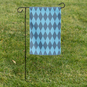 Blue Bavaria Rhombus Flag Pattern