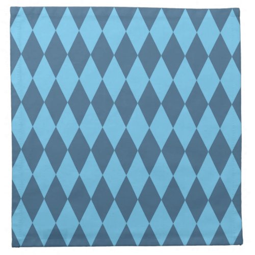 Blue Bavaria Rhombus Flag Pattern Cloth Napkin