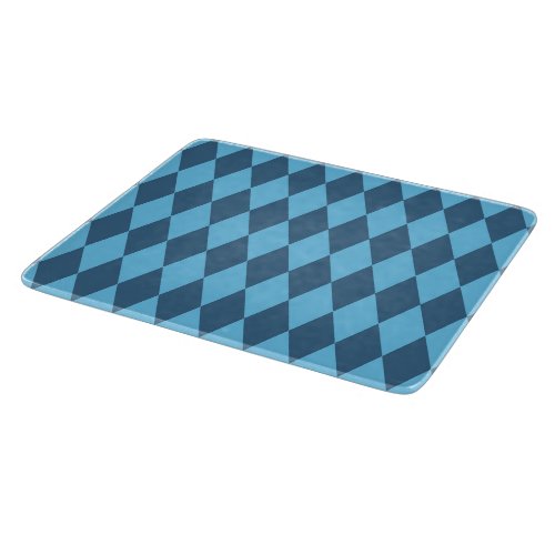 Blue Bavaria Rhombus Flag Pattern Cutting Board