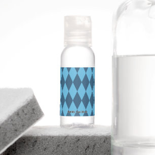 Blue Bavaria Rhombus Flag Pattern Hand Sanitizer