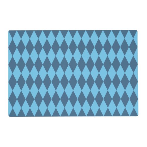 Blue Bavaria Rhombus Flag Pattern Placemat