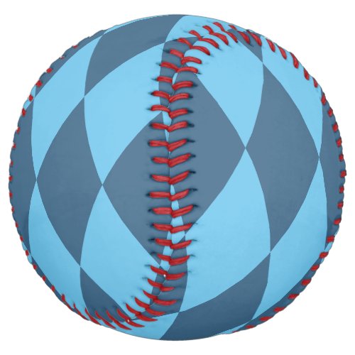 Blue Bavaria Rhombus Flag Pattern Softball