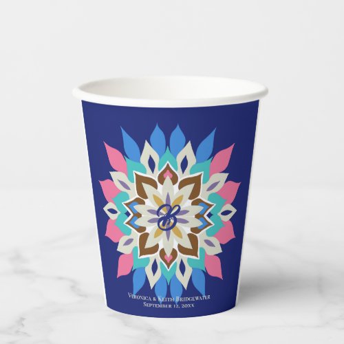 Blue Bayou 12-oz Wedding  Paper Cups