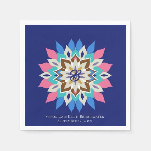 Blue Bayou 4.75 x 4.75-inch Wedding Napkins
