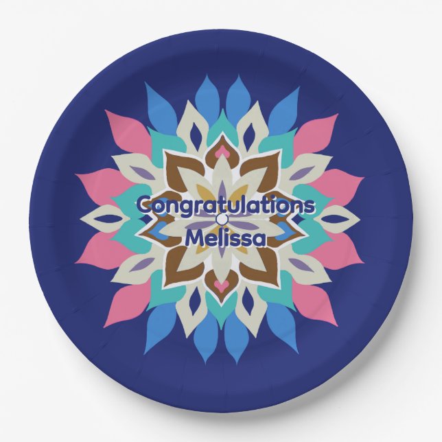 Blue Bayou 9 inch Paper Plates (Front)