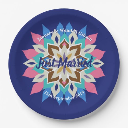 Blue Bayou 9-inch Wedding Plates