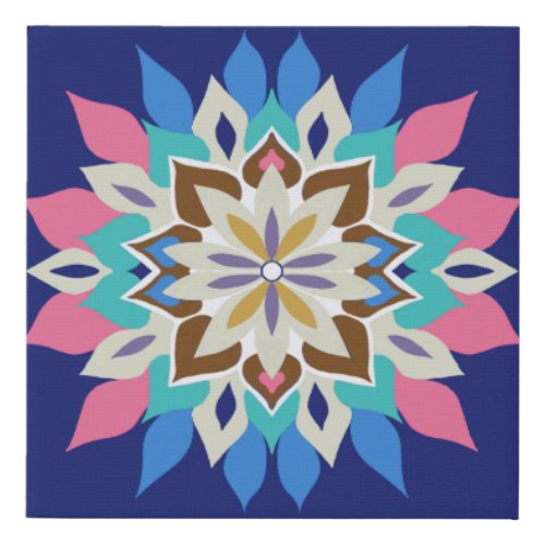 Blue Bayou Faux Canvas Print