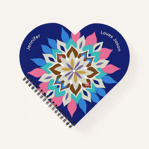 Blue Bayou Heart Notebook