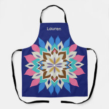 Blue Bayou Print Apron