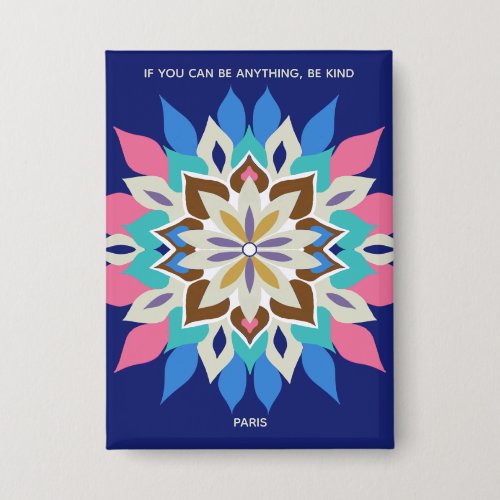 Blue Bayou Rectangle Button