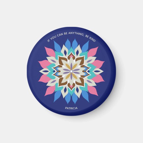 Blue Bayou Round Button Magnet