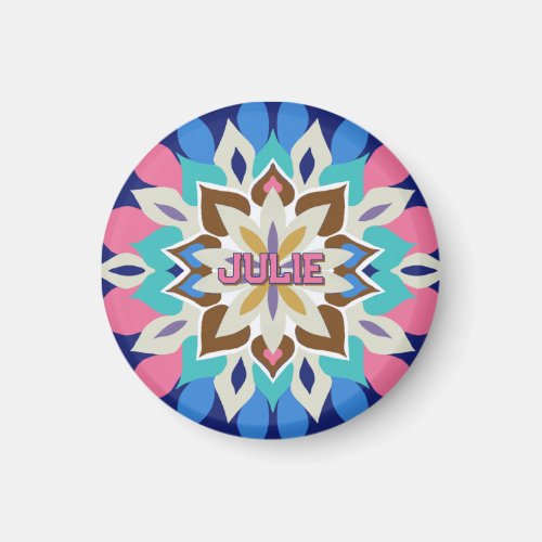 Blue Bayou Round  Magnet