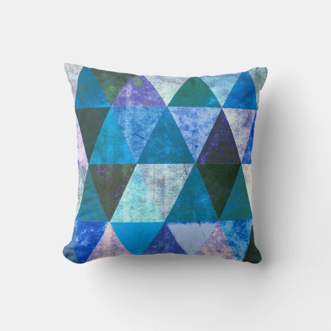 Blue Bayou Throw Pillow (Front)